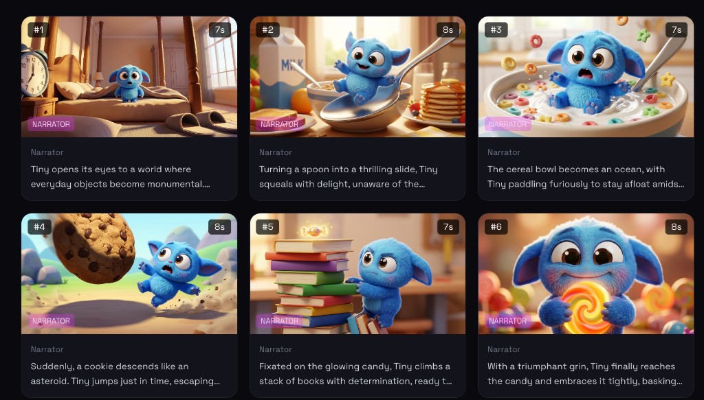 Story to Video Storyboard
