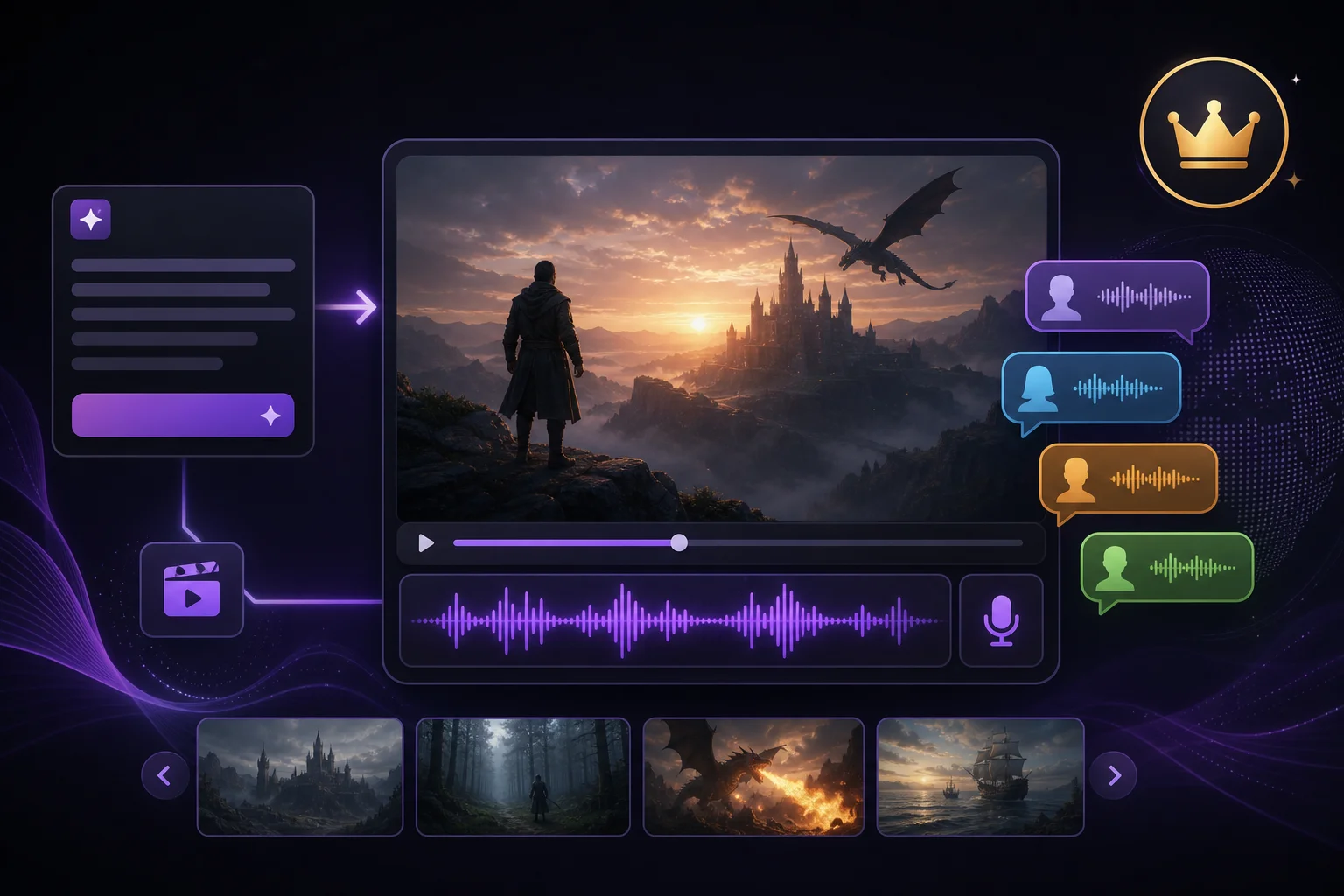 Google Veo 3.1 generating text-to-video with built-in natural audio